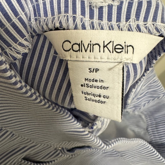 Calvin Klein women’s small pinstripe skinny pull on trouser - Picture 3 of 11